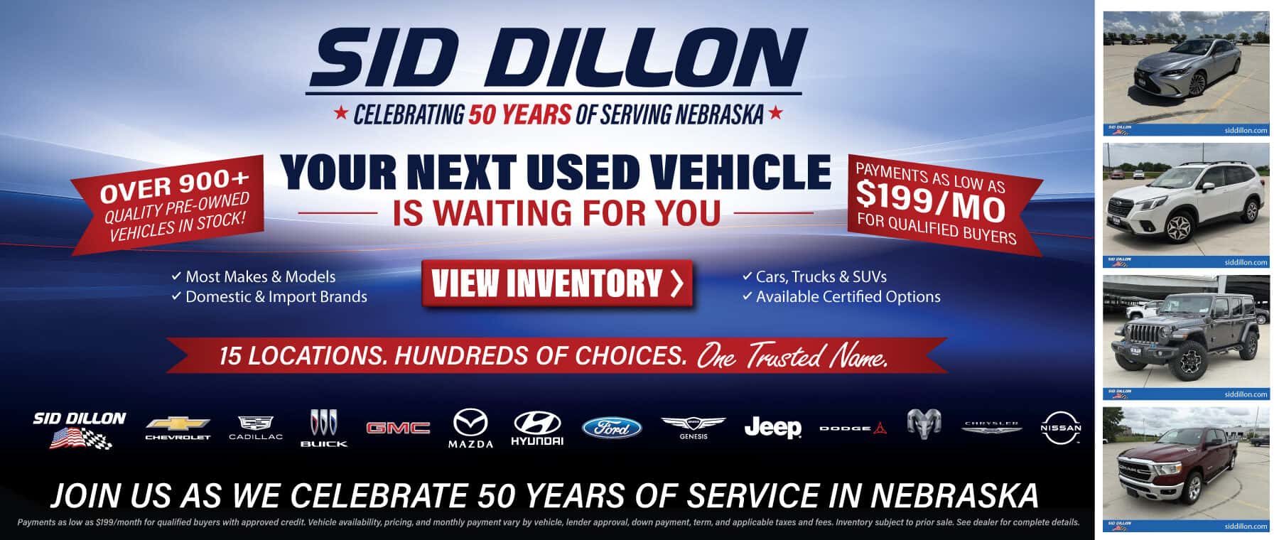 Used Vehicle Promo July 2026