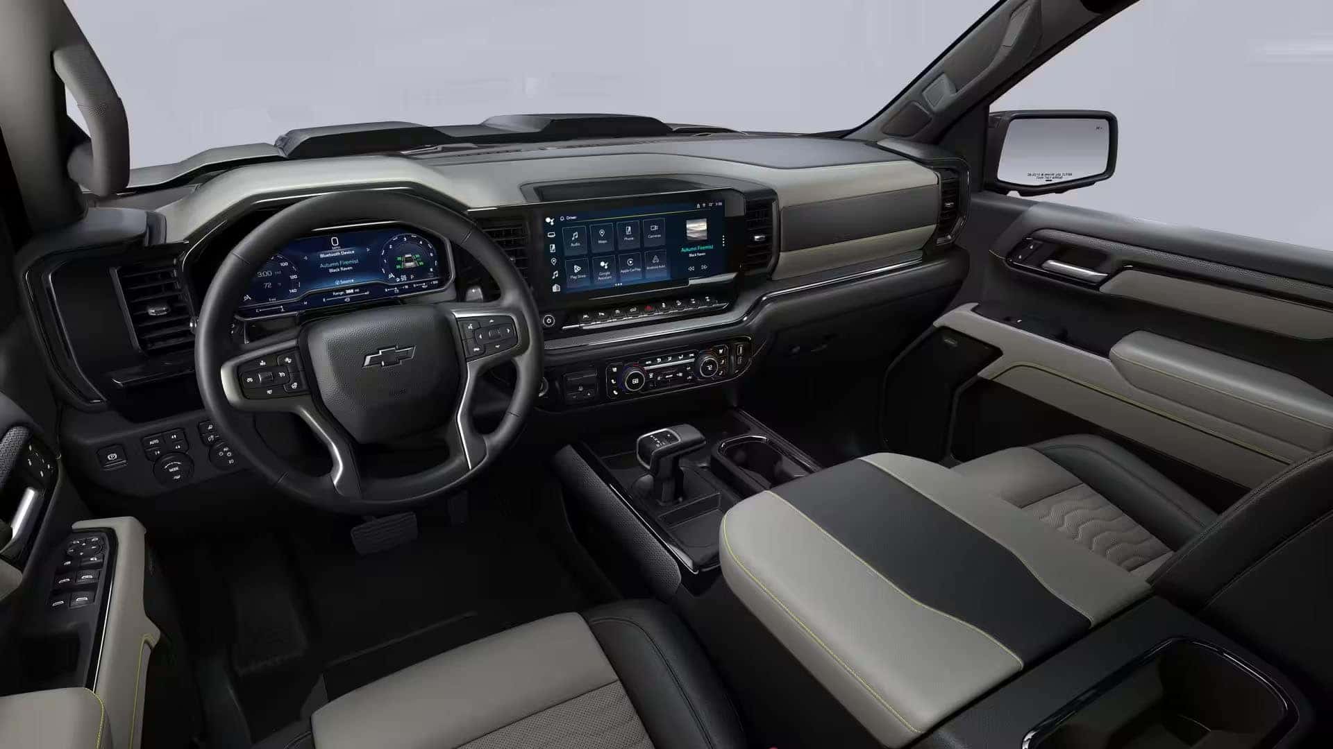 2025 Silverado 1500 seating and materials