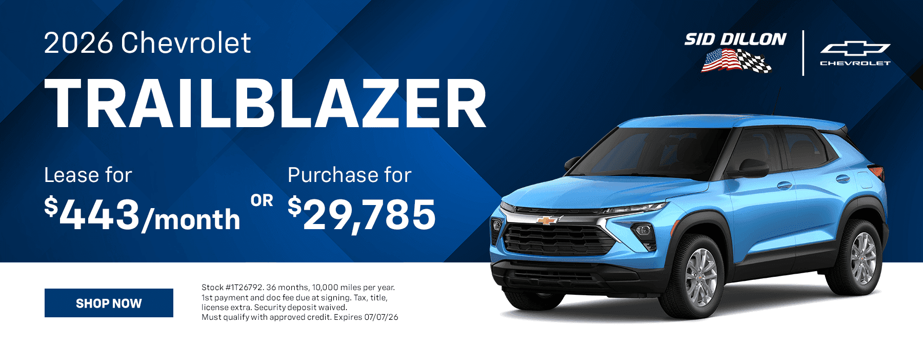 2026 Chevrolet Trailblazer