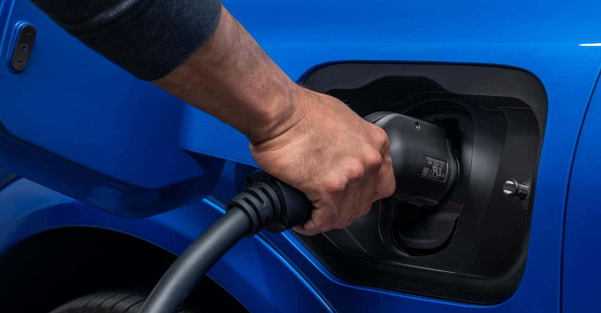 2025 Chevrolet Equinox EV being plugged in