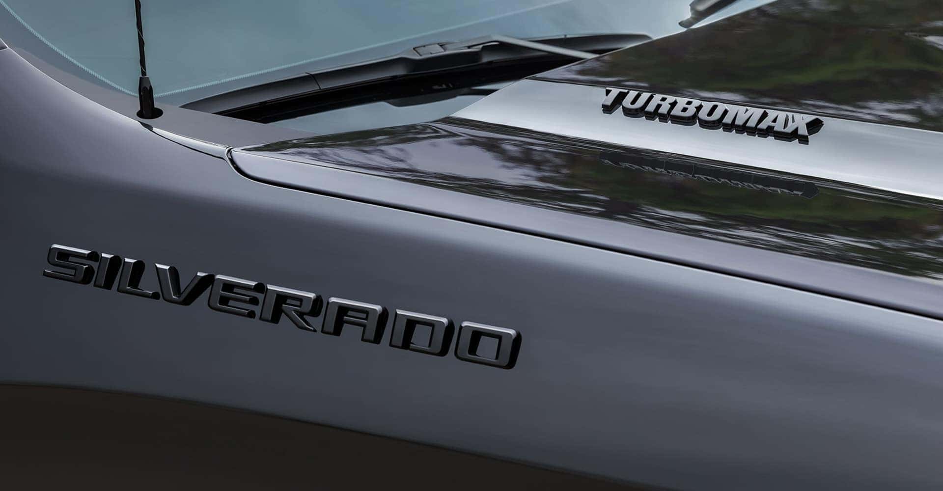 2025 Chevrolet Silverado 1500 close up of badge