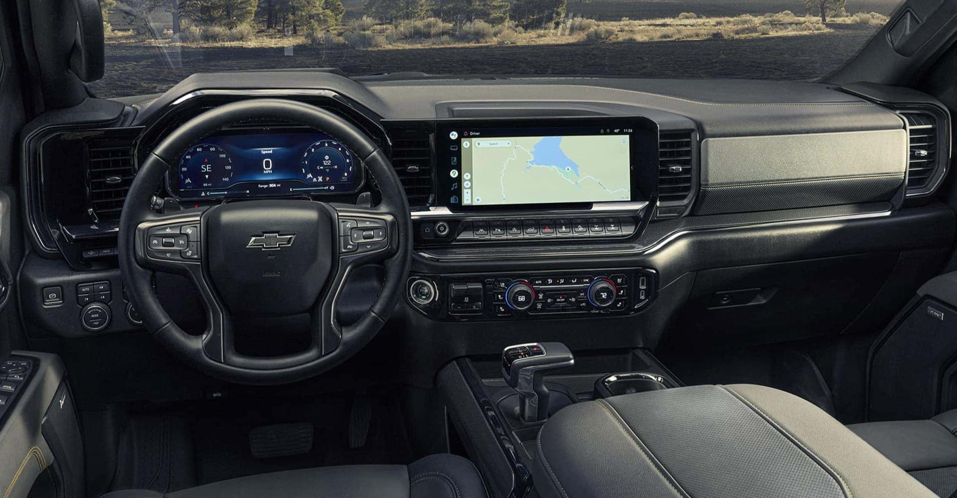 2025 Chevrolet Silverado 1500 view of front seats