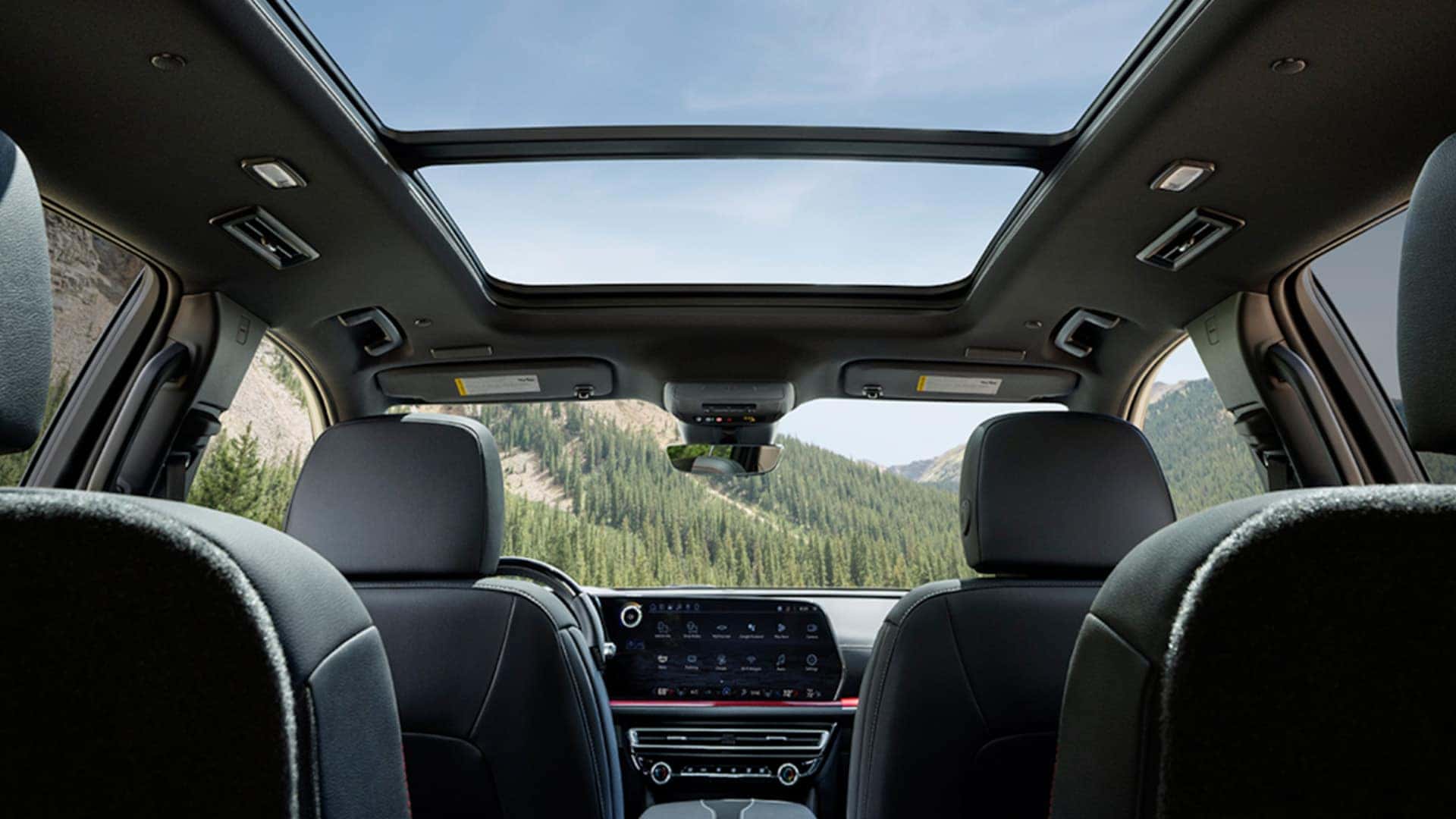 2025-Chevrolet-Traverse-View-of-Interior-from-Back-Seats