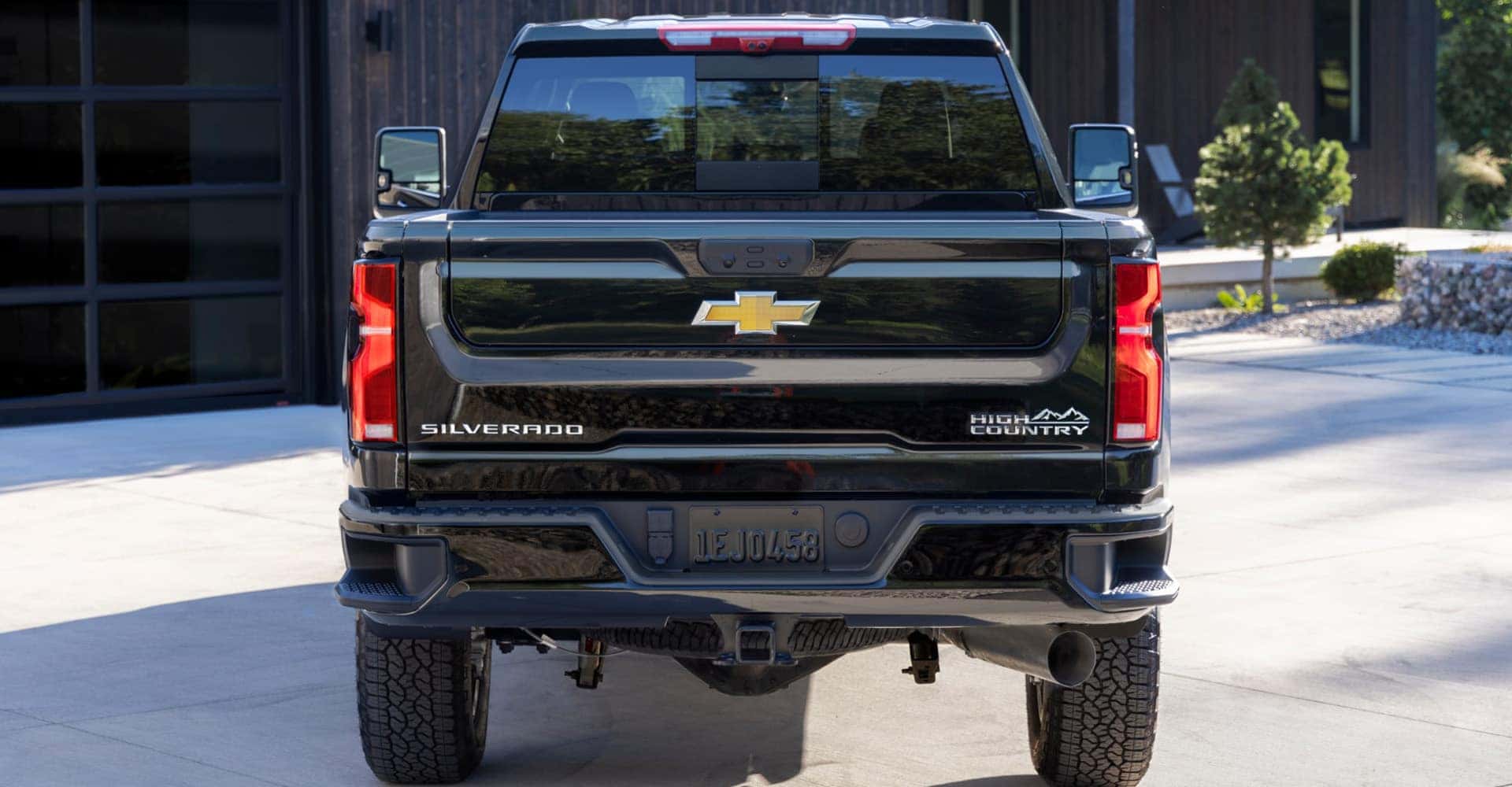 2025 Chevy Silverado HD back view