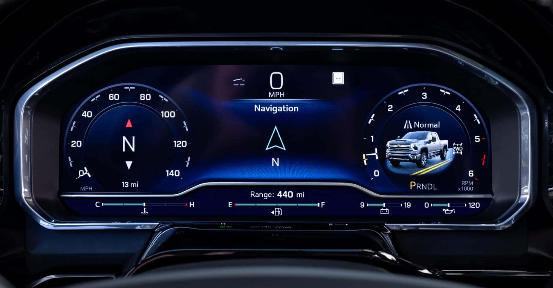 2025 Chevy Silverado HD gauge cluster