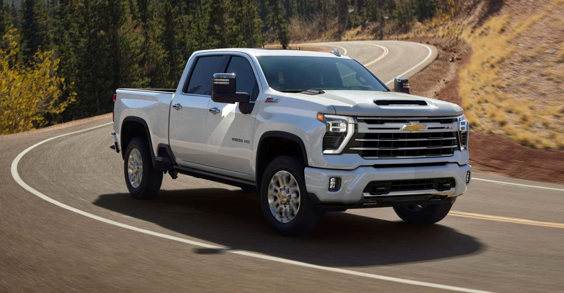 2025 Chevy Silverado HD passenger side driving