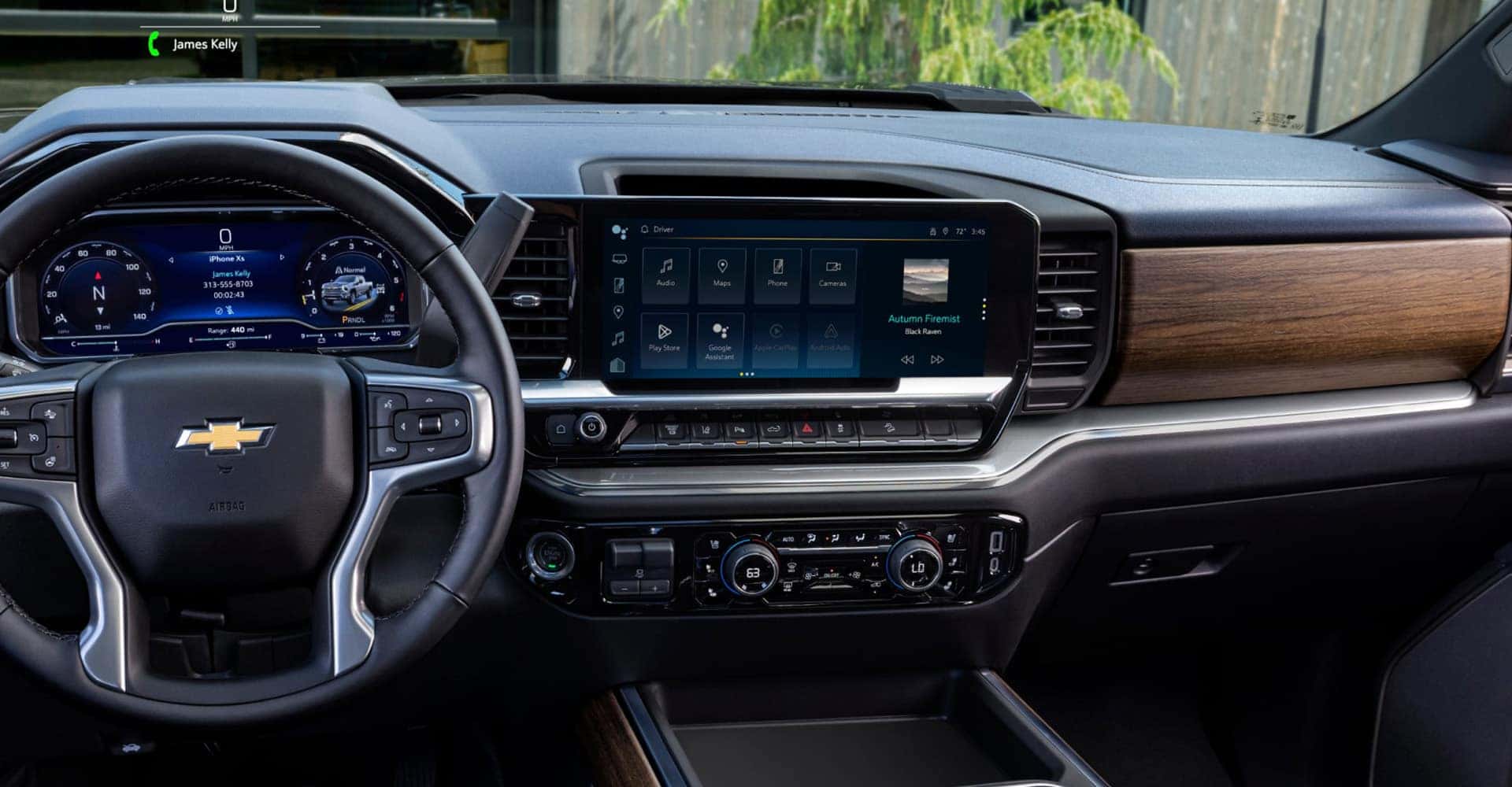 2025 Chevy Silverado HD view of dash