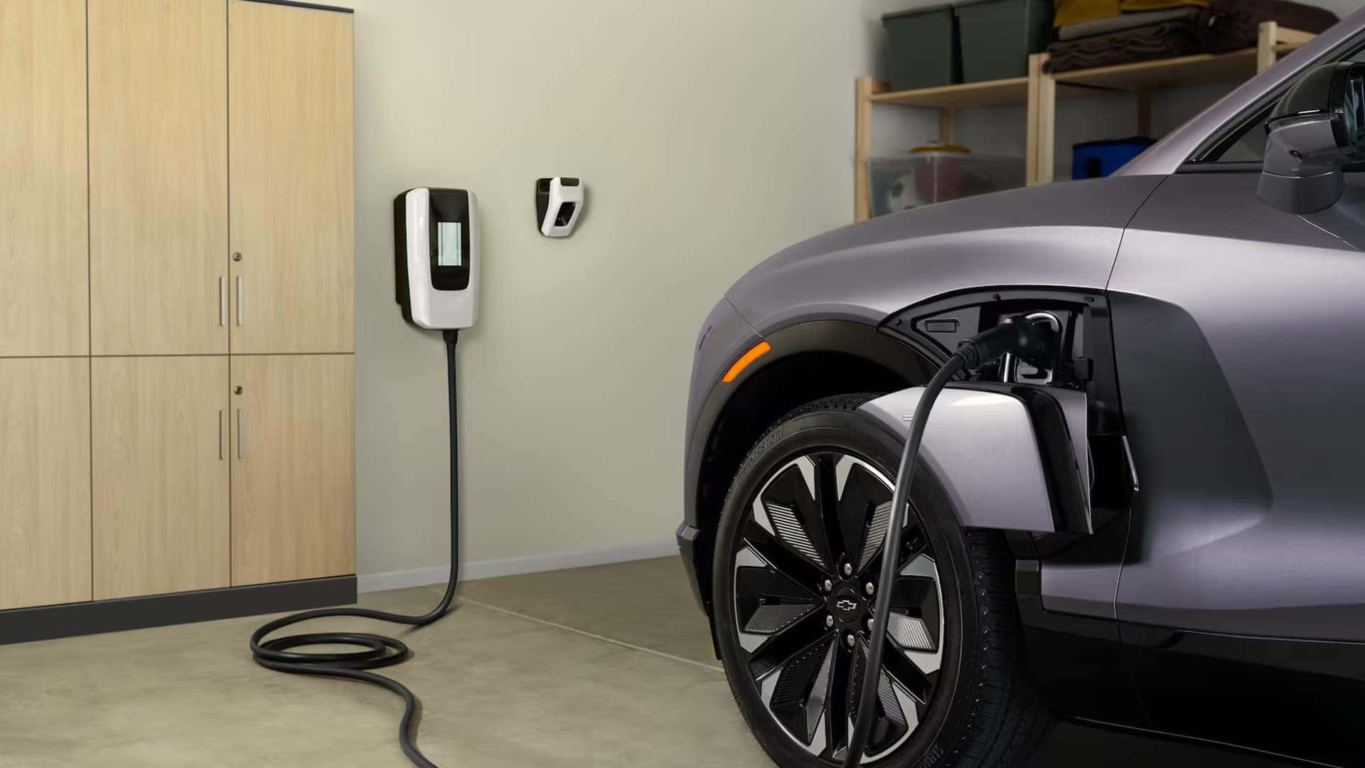 Home Charging of 2025 Chevrolet Blazer EV in Garage