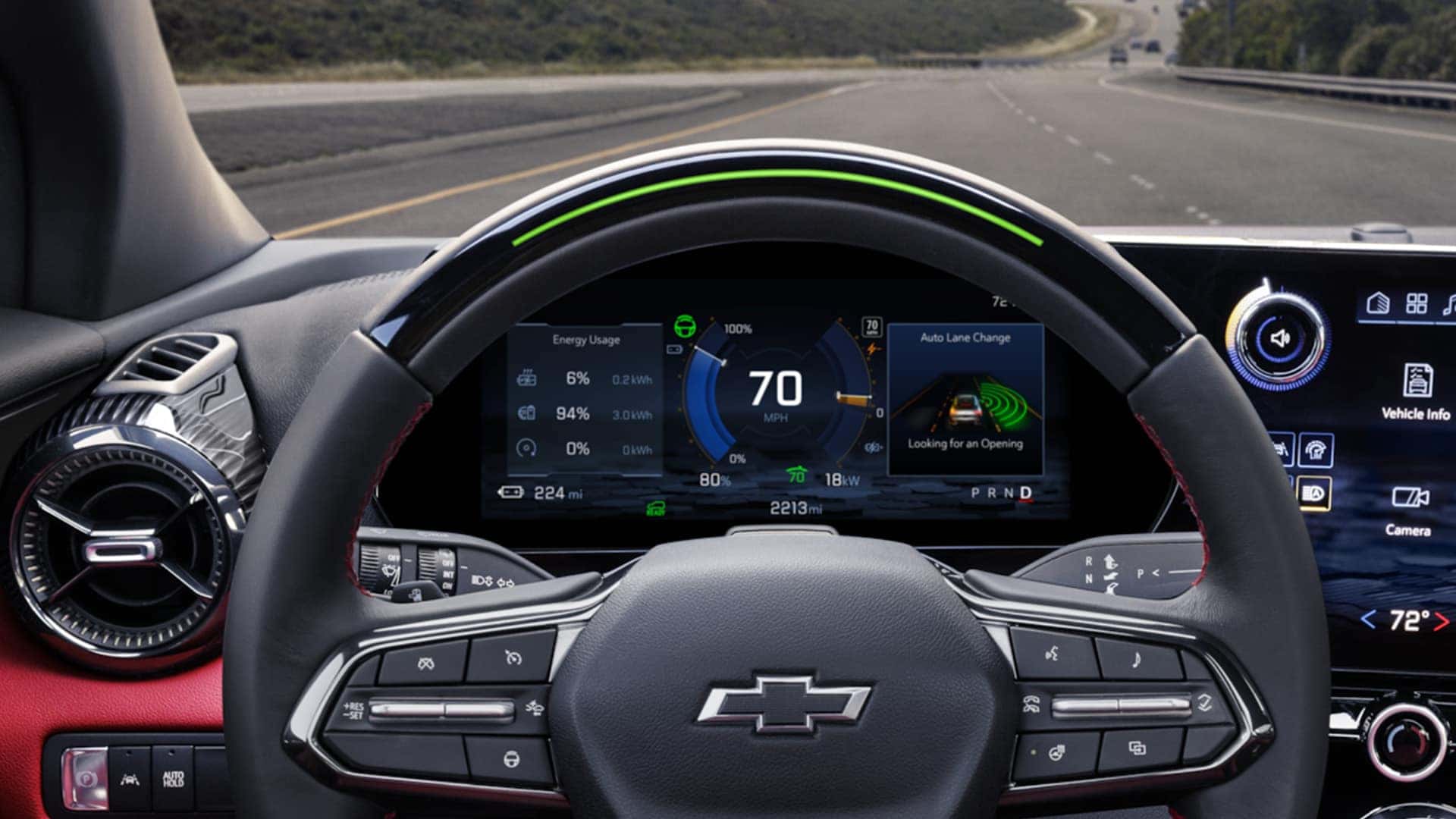 View-of-Dashboard-Through-Steering-Wheel-of-2025-Chevrolet-Blazer-EV