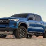 2025 Chevy Colorado Parked on a sand dune