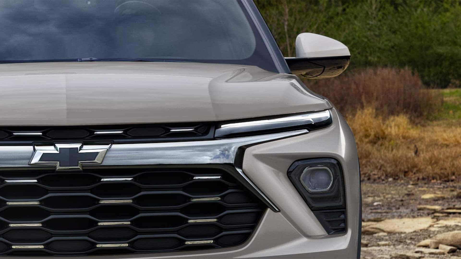 Close Up of Front Headlights on 2026 Chevrolet Trailblazer