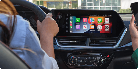 11-inch center HD touch-screen