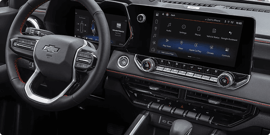 11.3-inch diagonal center touch-screen