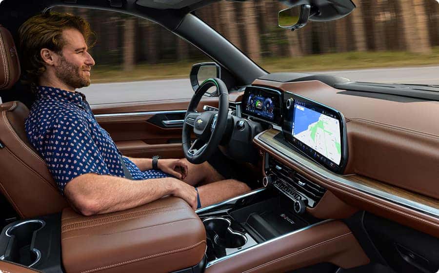 Available Super Cruise® hands-free driver assistance technology