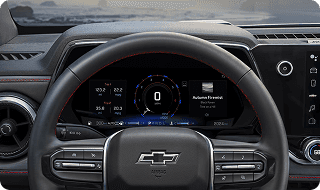 Best-in-class* standard 11-inch Driver Information Center