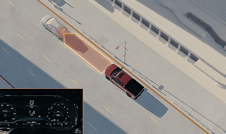 Following Distance Indicator