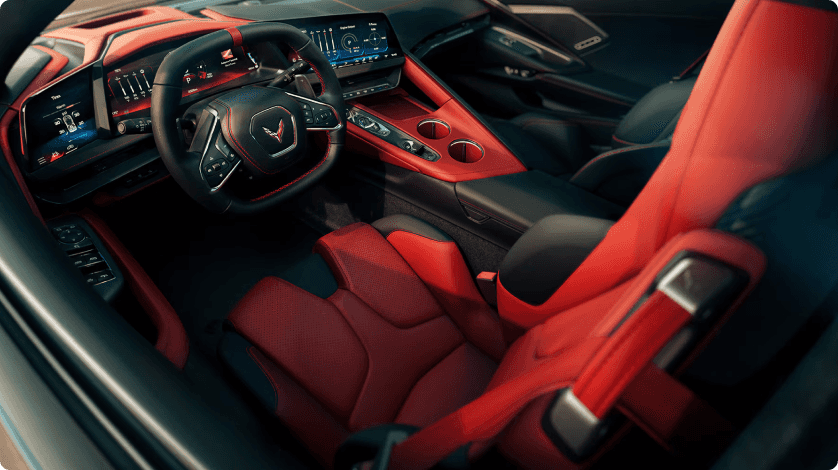 Asymmetrical Adrenaline Red with Jet Black