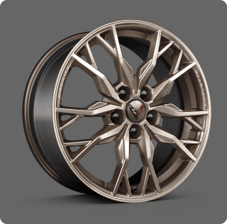 Tech Bronze aluminum wheels
