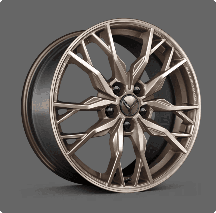 Tech Bronze aluminum wheels