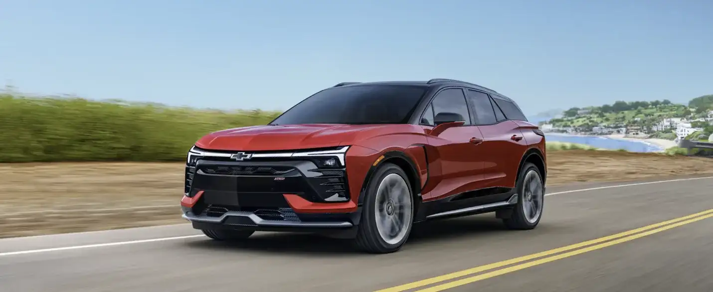 The 2026 Chevrolet Blazer EV in Radiant Red