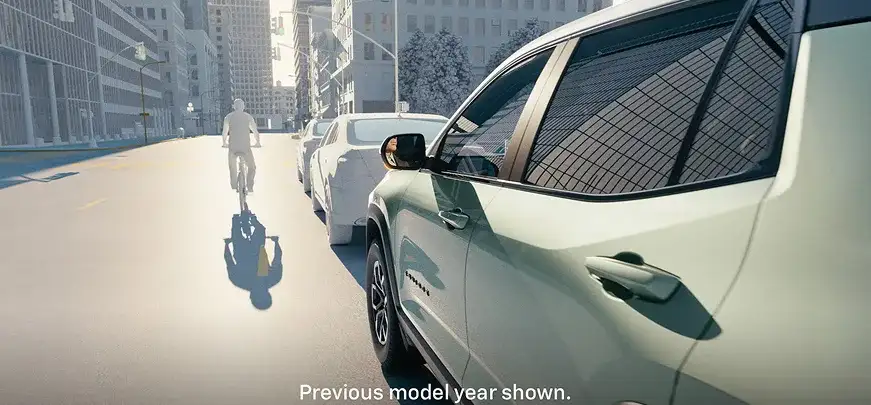 Side Bicyclist Alert detection