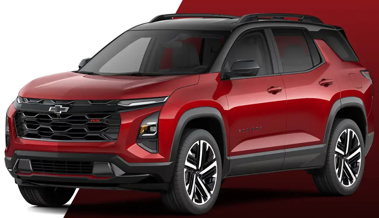 2027 Chevrolet Equinox shown from the front three-quarter angle