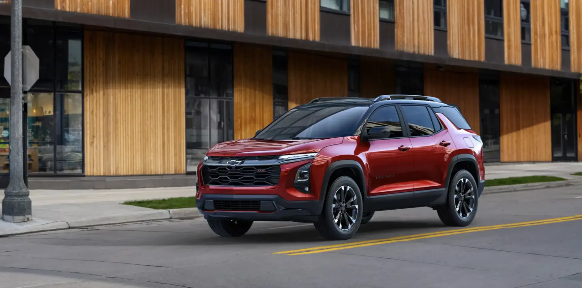 The 2026 Chevrolet Equinox parked on a city street