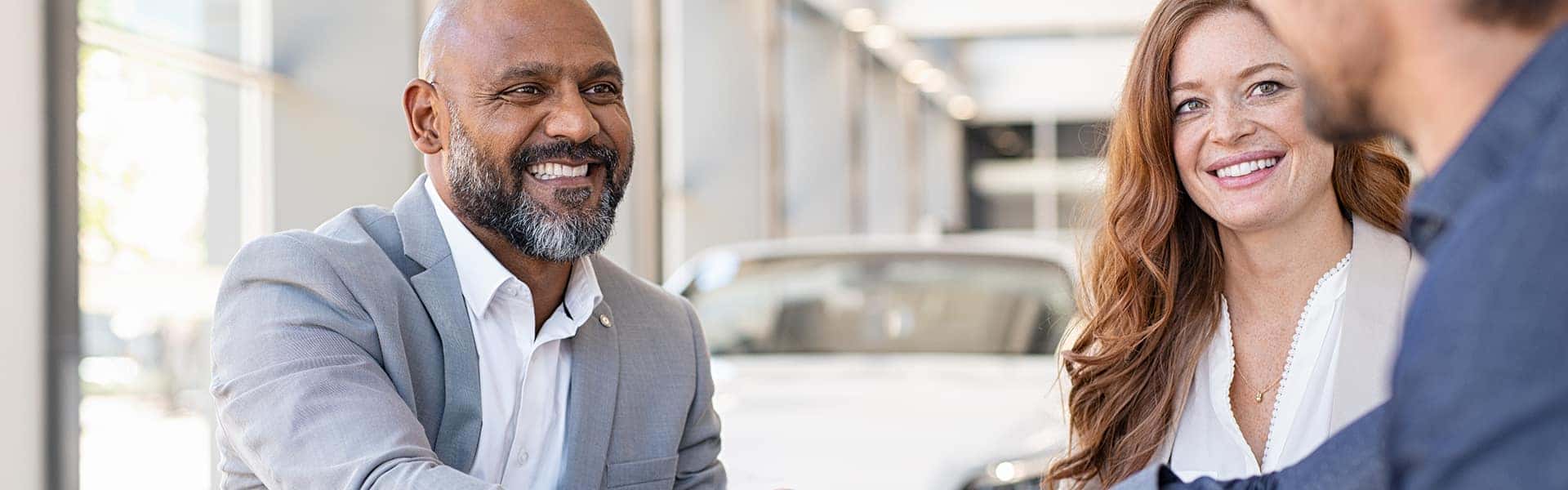 Trading in/selling your vehicle with South Hills Toyota in Canonsburg | Couple buying car