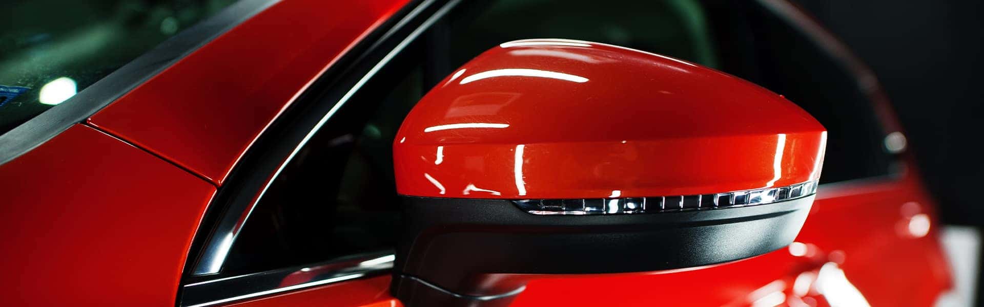 Trading in/selling your vehicle with South Hills Toyota in Canonsburg | Red Mirror close up