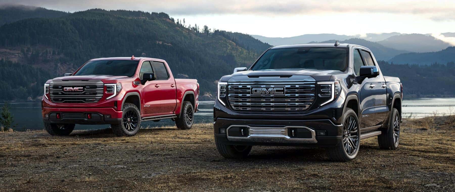 2022 GMC Sierra Denali and XT4