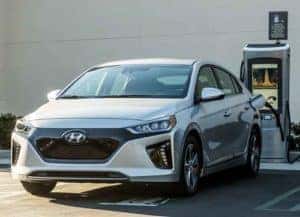 Charging Silver Hyundai