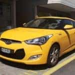 Yellow Hyundai Compact