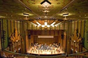 Balcony view of the Fox Theater in Spokane, Washington