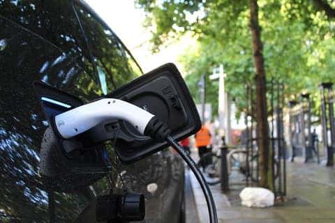 a black EV charging in spokane wa