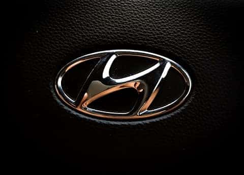 hyundai logo on a steering wheel in spokane washington