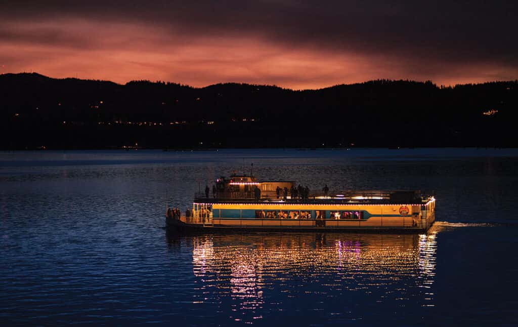 sunset cruise cda