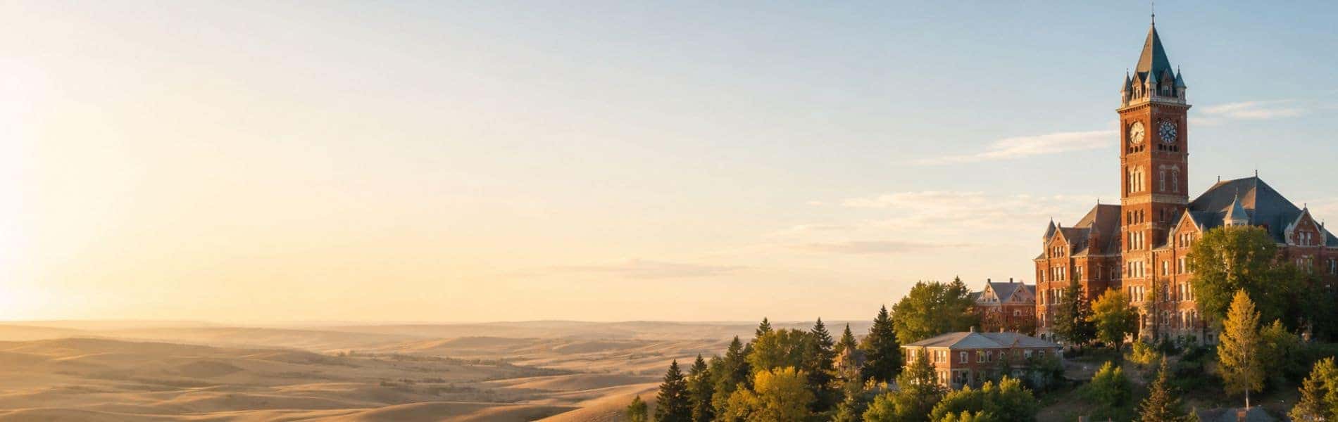 Pullman Washington and the rolling Palouse