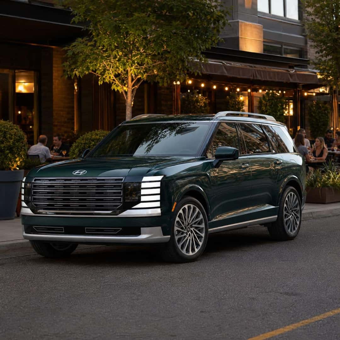 Hyundai Palisade representing Hyundai cars and adventure vehicles
