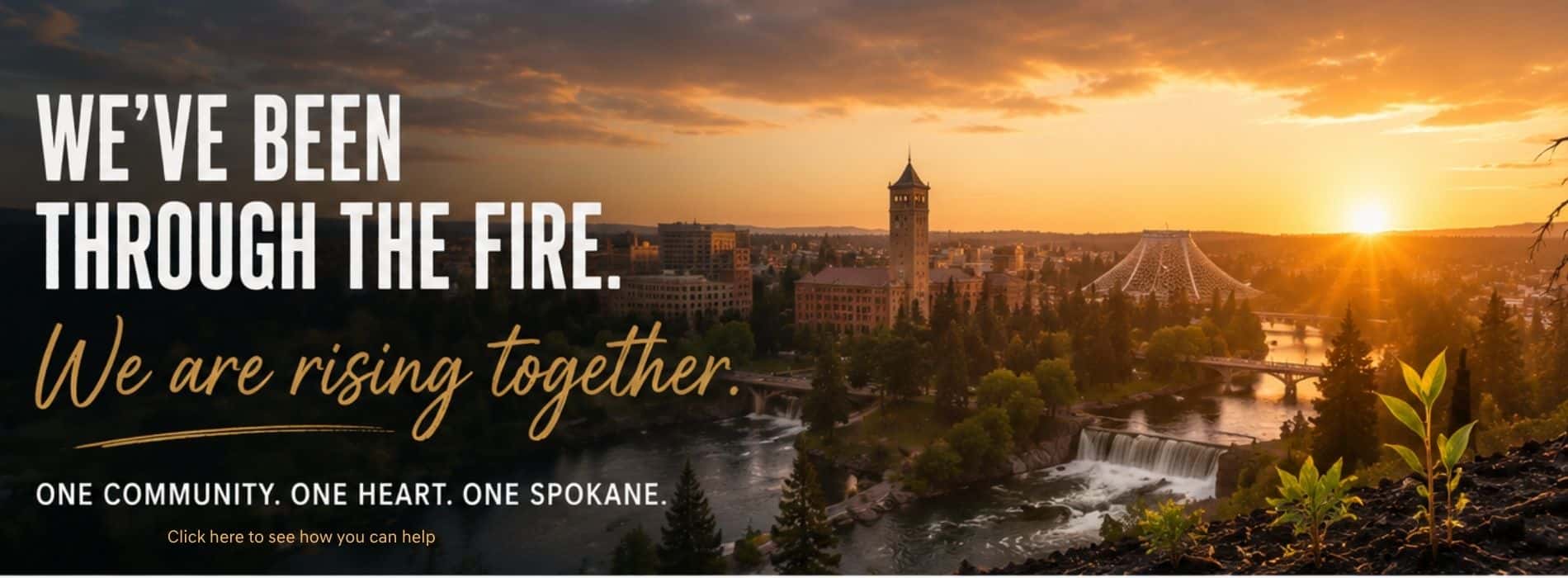 Spokane wildfire recovery community support