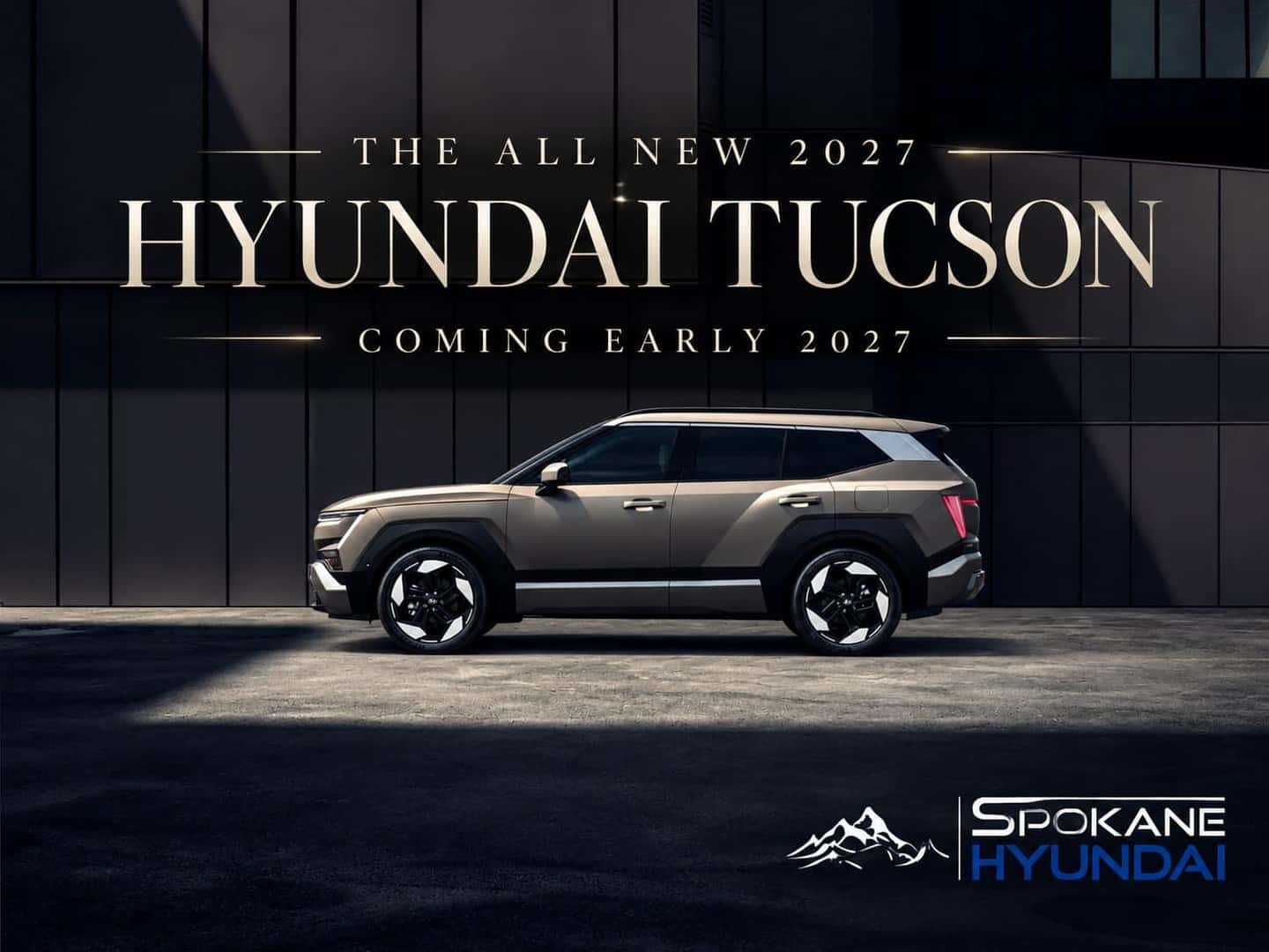 2027 Hyundai Tucson side profile