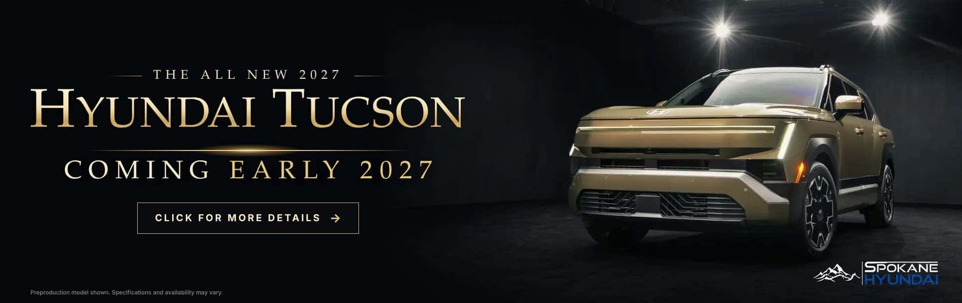 2027 Hyundai Tucson coming Early 2027