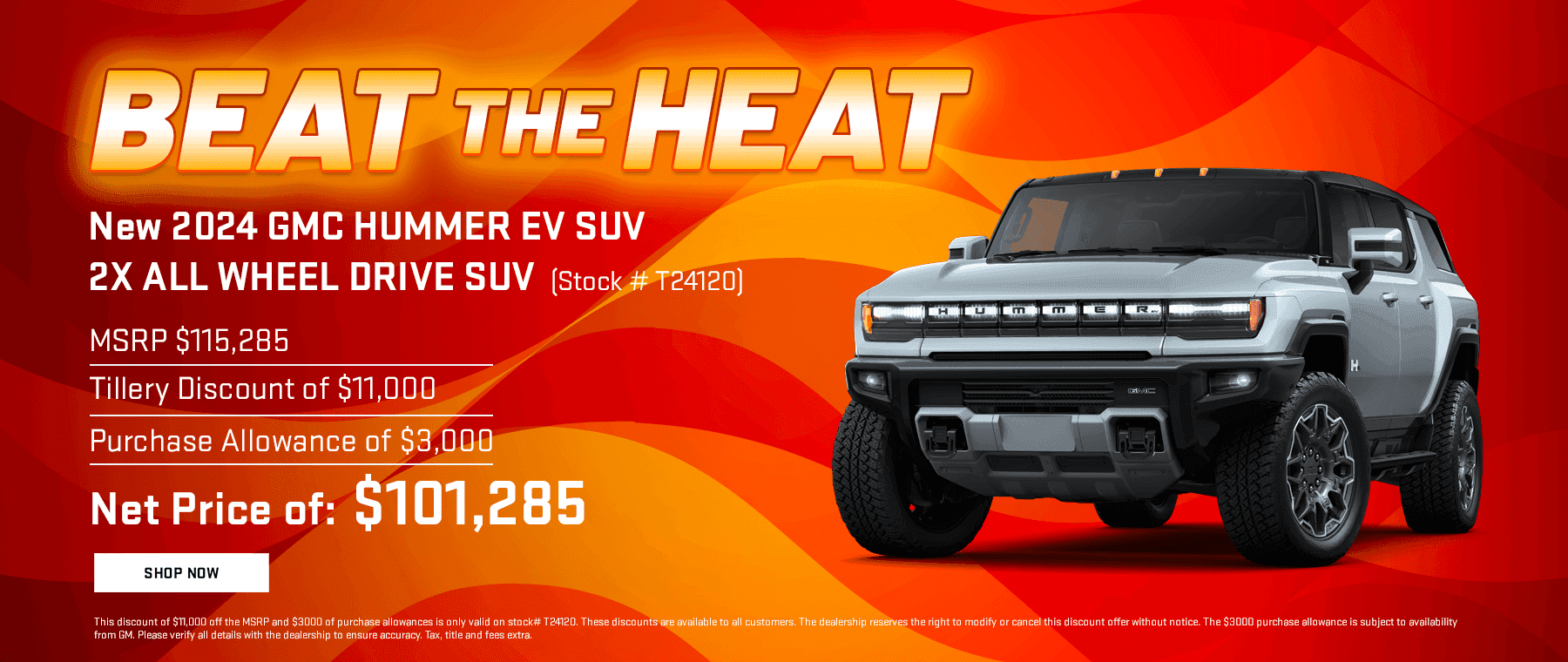 New 2024 GMC HUMMER EV SUV 2X ALL WHEEL DRIVE SUV(Stock # T24120)