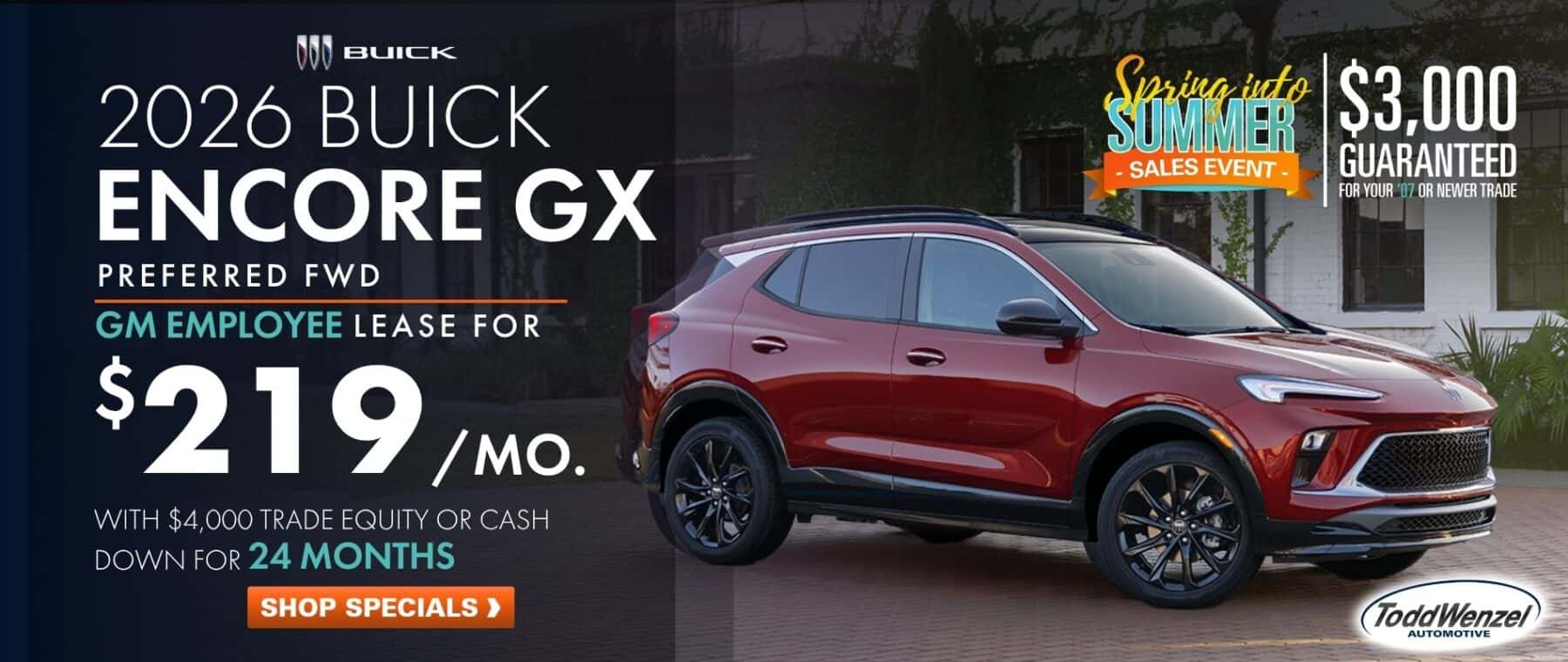 Red car sales offer