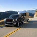 22 Yukon towing an Airstream