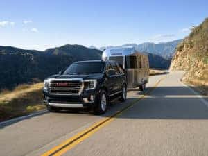 22 Yukon towing an Airstream
