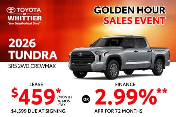 $459 per month for 36 months with $4,599 Due At Signing OR Finance 2.99% APR for 72 Months