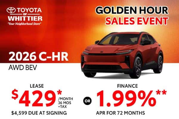 $429* per month for 36 months with $4,599 OR Finance 1.99% APR for 72 Months