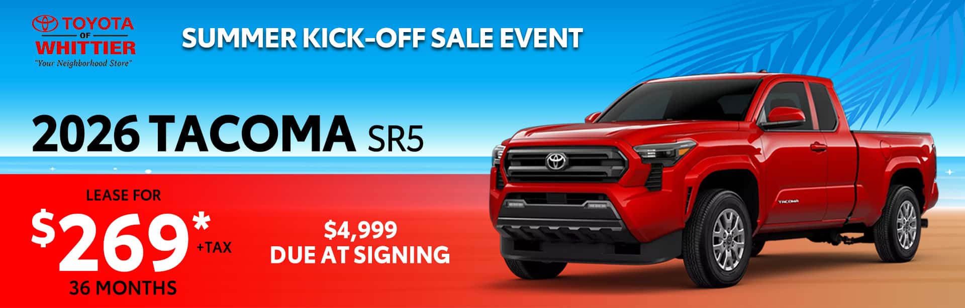 Tacoma SR5 Offer