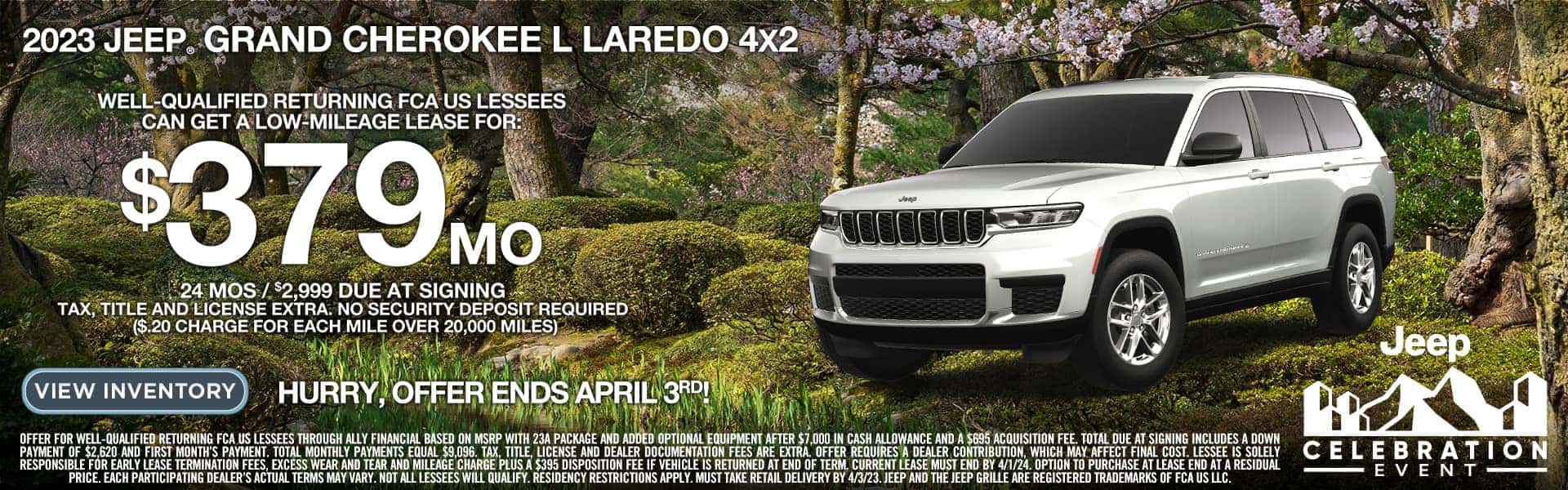 Cherokee L offer