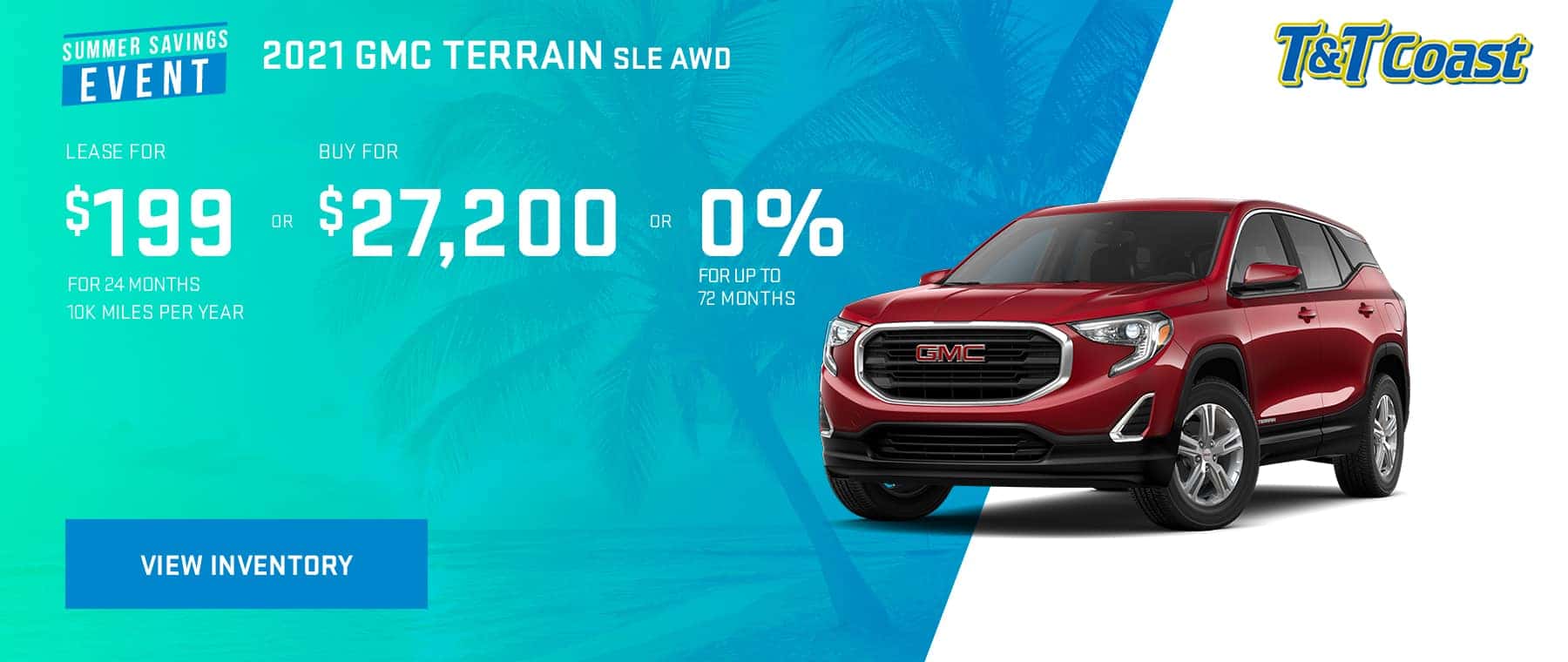 2021 GMC Terrain SLE FWD MSRP $31,880 $199/MONTH LEASE!* For 24 Months /10K Miles/Year OR BUY FOR $27,200 OR 0% for up to 72 months.
